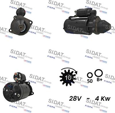 Sidat S24BH0054A2 - Стартер unicars.by