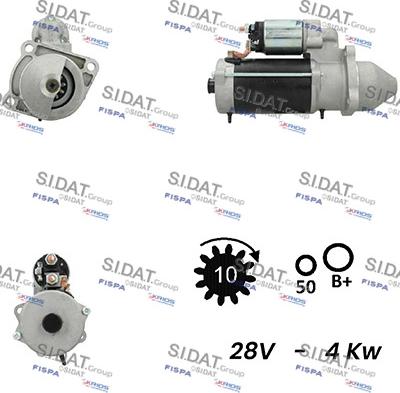 Sidat S24BH0063A2 - Стартер unicars.by