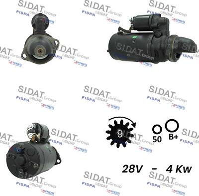 Sidat S24BH0035A2 - Стартер unicars.by