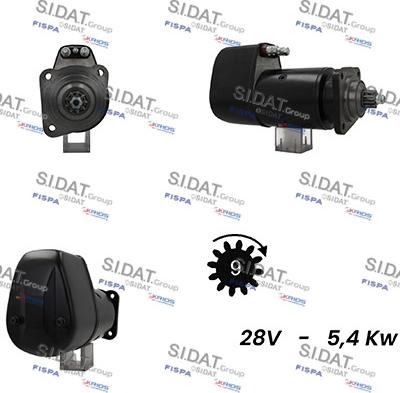 Sidat S24BH0020A2 - Стартер unicars.by