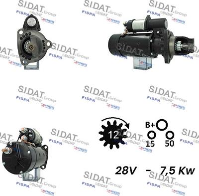 Sidat S24DR0089A2 - Стартер unicars.by