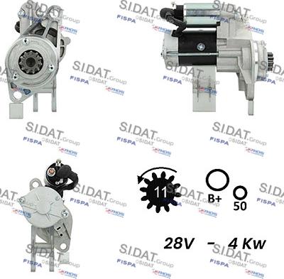 Sidat S24HT0027A2 - Стартер unicars.by