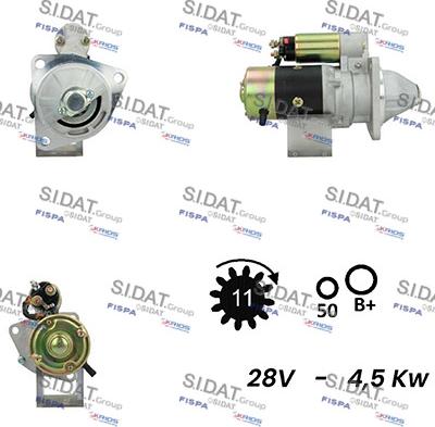 Sidat S24HT0140A2 - Стартер unicars.by