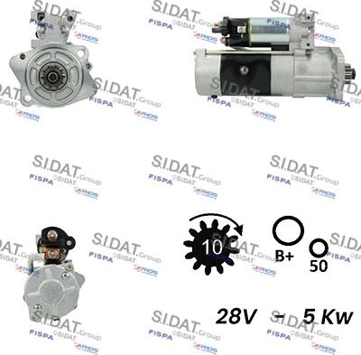 Sidat S24MH0094A2 - Стартер unicars.by