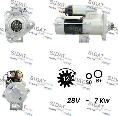 Sidat S24MH0071 - Стартер unicars.by