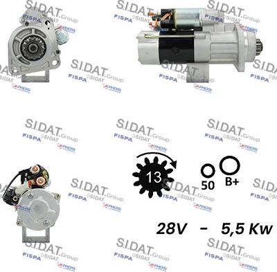 Sidat S24MH0072A2 - Стартер unicars.by