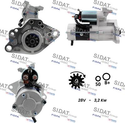 Sidat S24MH0159A2 - Стартер unicars.by