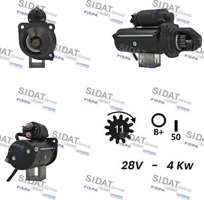 Sidat S24ML0150A2 - Стартер unicars.by