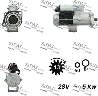 Sidat S24NK0030A2 - Стартер unicars.by