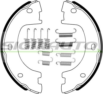 SIGMAUTO SFA560-1 - Комплект тормозов, ручник, парковка unicars.by