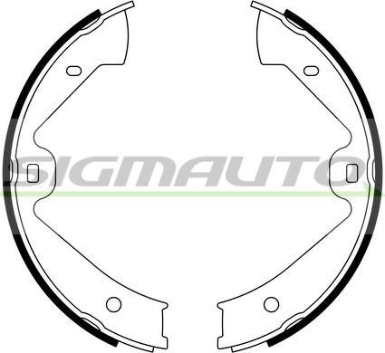 SIGMAUTO SFA562 - Комплект тормозов, ручник, парковка unicars.by