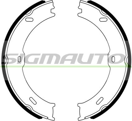 SIGMAUTO SFA315 - Комплект тормозов, ручник, парковка unicars.by