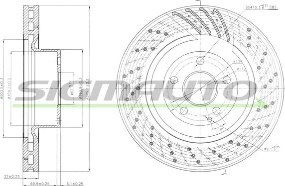 SIGMAUTO DBB248V - Тормозной диск unicars.by