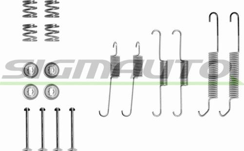 SIGMAUTO SK0590 - Комплектующие, барабанный тормозной механизм unicars.by