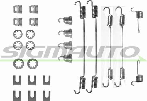 SIGMAUTO SK0656 - Комплектующие, барабанный тормозной механизм unicars.by