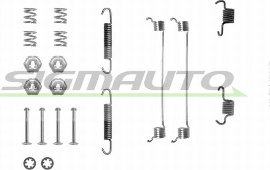 SIGMAUTO SK0651 - Комплектующие, барабанный тормозной механизм unicars.by