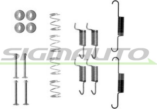 SIGMAUTO SK0871 - Комплектующие, барабанный тормозной механизм unicars.by