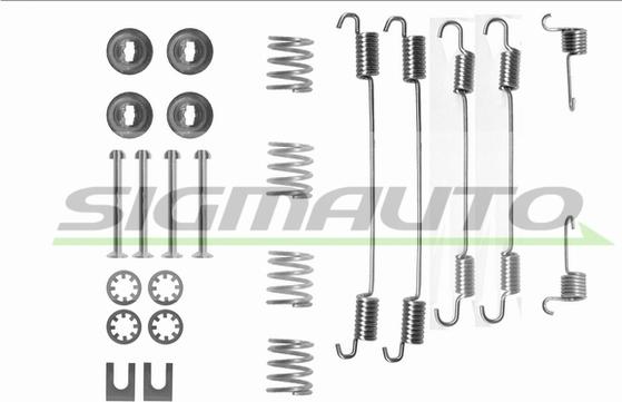 SIGMAUTO SK0747 - Комплектующие, барабанный тормозной механизм unicars.by