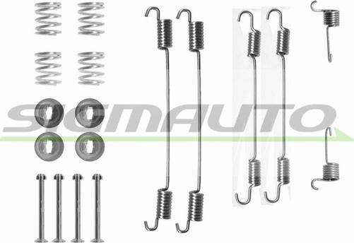 SIGMAUTO SK0750 - Комплектующие, барабанный тормозной механизм unicars.by