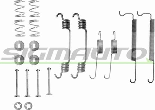 SIGMAUTO SK0710 - Комплектующие, барабанный тормозной механизм unicars.by