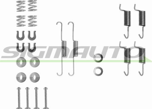 SIGMAUTO SK0788 - Комплектующие, барабанный тормозной механизм unicars.by