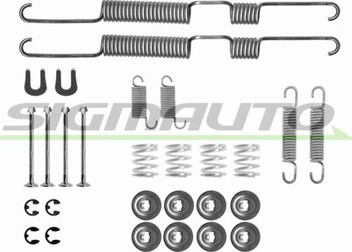 SIGMAUTO SK0730 - Комплектующие, барабанный тормозной механизм unicars.by