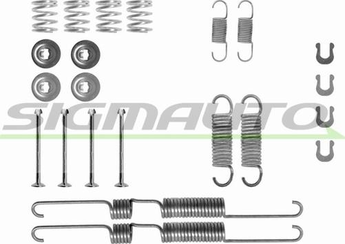 SIGMAUTO SK0738 - Комплектующие, барабанный тормозной механизм unicars.by