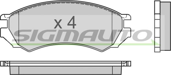 WXQP 41803 - Тормозные колодки, дисковые, комплект unicars.by