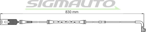 SIGMAUTO WI0608 - Сигнализатор, износ тормозных колодок unicars.by