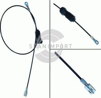 SKANIMPORT HBS 740-8-1 - Тросик, cтояночный тормоз unicars.by