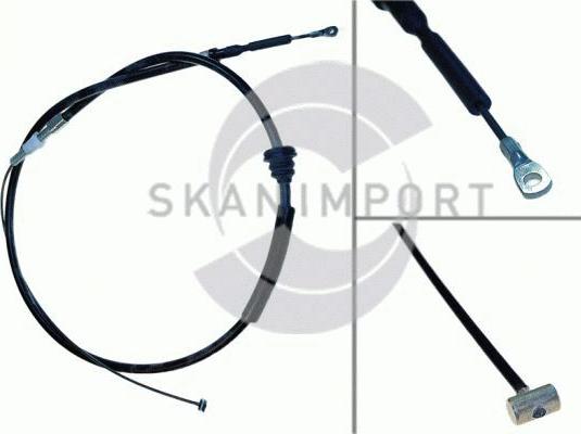 SKANIMPORT HBS 740-2 - Тросик, cтояночный тормоз unicars.by