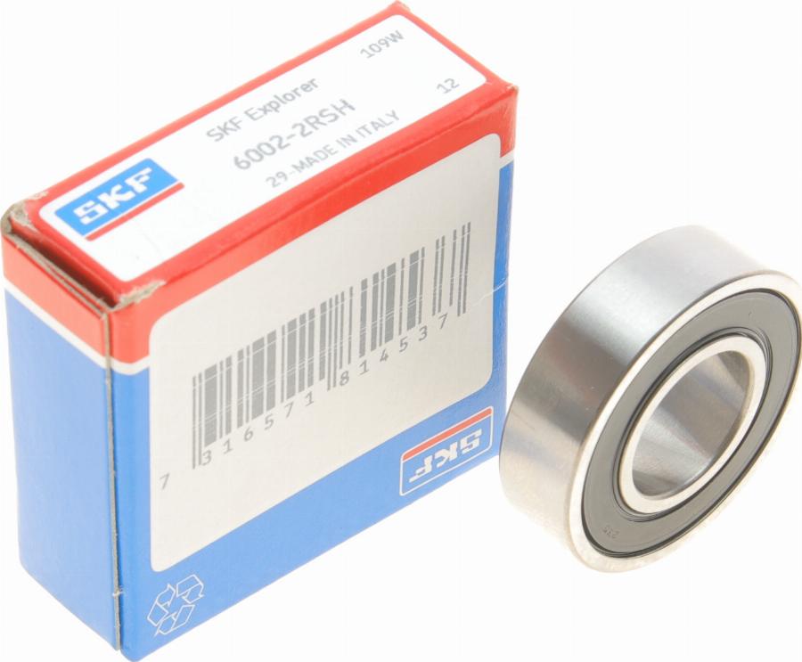 SKF 60022RSH - Центрирующий опорный подшипник, система сцепления unicars.by