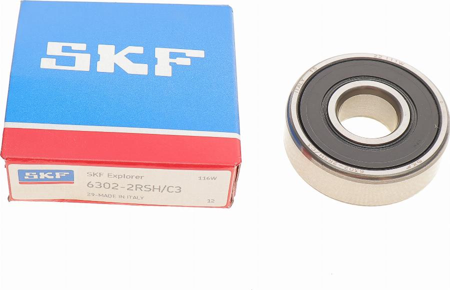 SKF 63022RSH/C3 - Шкив генератора, муфта unicars.by