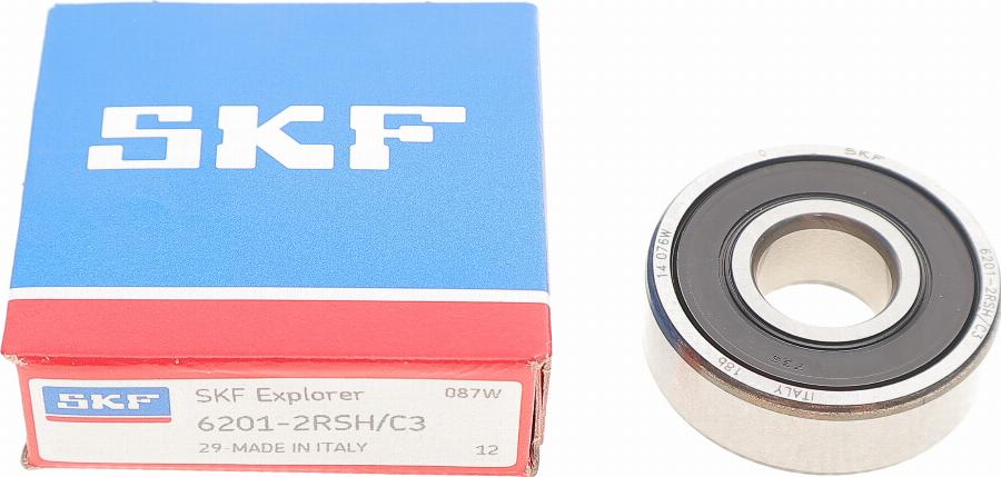 SKF 6201 2RSH/C3 - Подшипник unicars.by