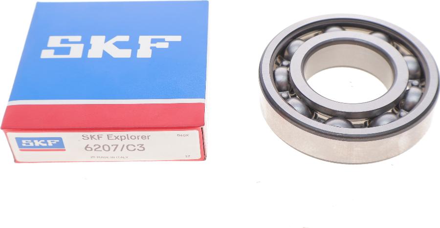 SKF 6207/C3 - Комплект подшипника ступицы колеса unicars.by