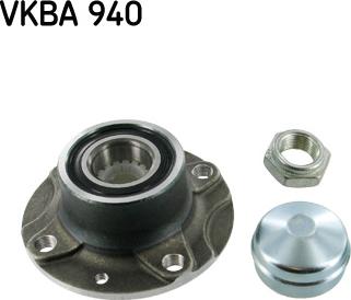 SKF VKBA 940 - Комплект подшипника ступицы колеса unicars.by