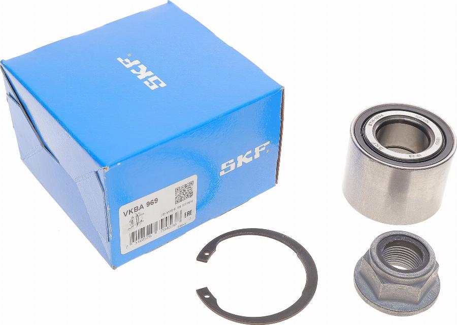 SKF VKBA 969 - Комплект подшипника ступицы колеса unicars.by