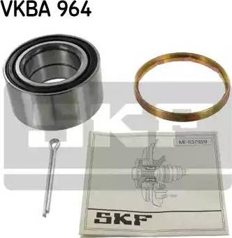 SKF VKBA 964 - Комплект подшипника ступицы колеса unicars.by