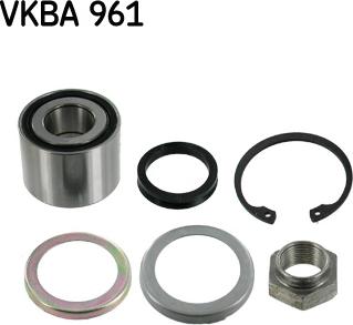 SKF VKBA 961 - Комплект подшипника ступицы колеса unicars.by