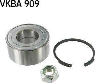 SKF VKBA 909 - Комплект подшипника ступицы колеса unicars.by