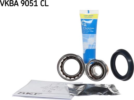 SKF VKBA 9051 CL - Комплект подшипника ступицы колеса unicars.by