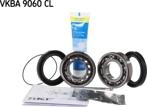 SKF VKBA 9060 CL - Комплект подшипника ступицы колеса unicars.by