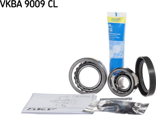 SKF VKBA 9009 CL - Комплект подшипника ступицы колеса unicars.by