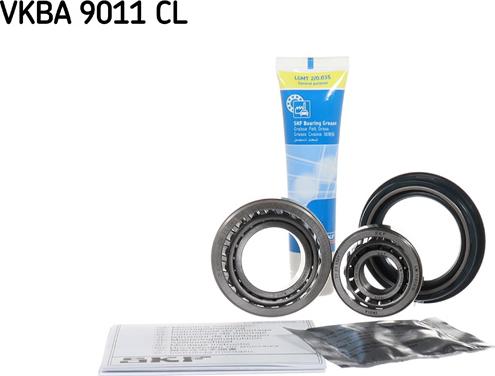 SKF VKBA 9011 CL - Комплект подшипника ступицы колеса unicars.by