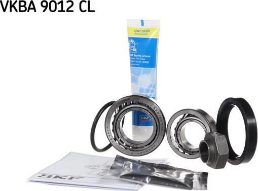 SKF VKBA 9012 CL - Комплект подшипника ступицы колеса unicars.by