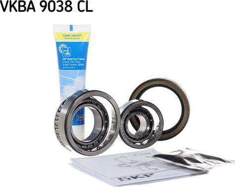 SKF VKBA 9038 CL - Комплект подшипника ступицы колеса unicars.by