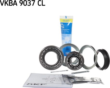 SKF VKBA 9037 CL - Комплект подшипника ступицы колеса unicars.by