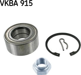 SKF VKBA 915 - Комплект подшипника ступицы колеса unicars.by