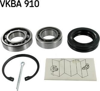 SKF VKBA 910 - Комплект подшипника ступицы колеса unicars.by