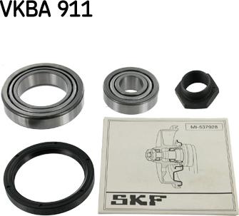 SKF VKBA 911 - Комплект подшипника ступицы колеса unicars.by